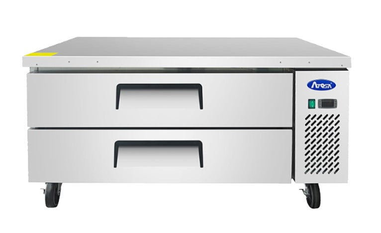 Atosa 48-Inch Stainless Steel Commercial Chef Base with 2 Storage Drawers - Perfect for Restaurant Kitchens, Food Trucks & Catering Services