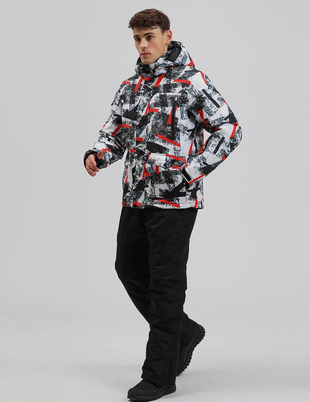 YEEFINE Men's Waterproof Ski Suit Winter Snowboard Jacket & Pants Set - Warm Snowsuit for Skiing, Snowboarding & Outdoor Winter Activities