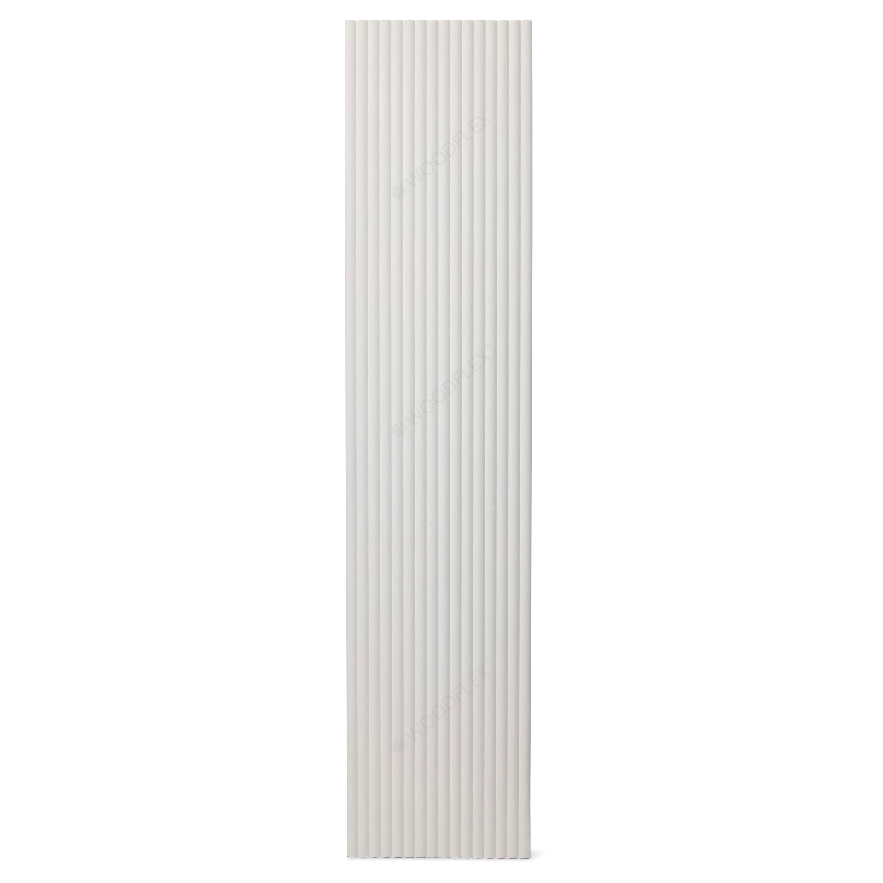 WOODFLEX White Primed Flexible Half Round Moulding 2700mm x 600mm (106