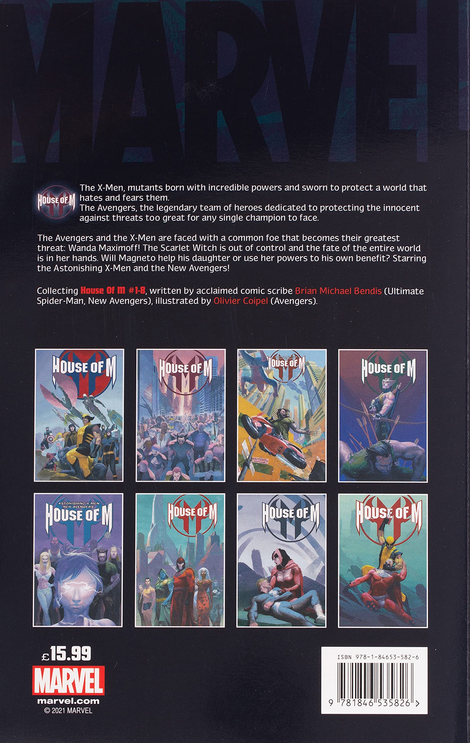 House of M Ultimate Edition - Marvel Comics Graphic Novel Collection | Superhero Action, Adventure & Drama | Perfect for Marvel Fans & Comic Book Collectors