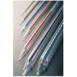 Corning 4490 Costar Stripette Disposable Plastic Serological Pipette - 50mL Capacity, 0.5mL Graduation, 10mL Negative Graduation, Purple Stripe - Individually Wrapped in Plastic/Paper | Ideal for Laboratory, Medical Research & Cell Culture Applications