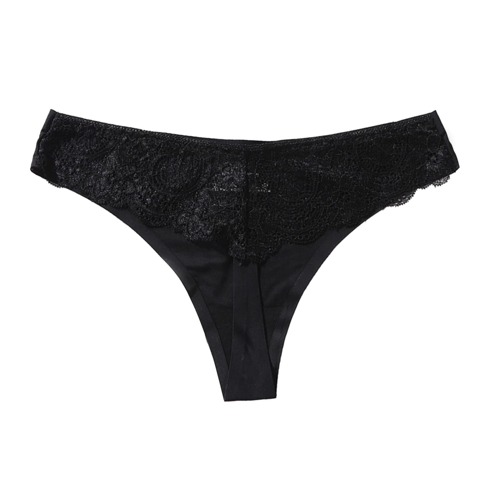 Breathable Cotton Lace Thong Underwear for Women - Sexy Low-Rise Hollow Out Panties | Comfortable & Stylish Activewear for Yoga, Running & Workouts | Perfect for Gym, Lounge, Date Night & Everyday Wear | Soft Underwear for Work, Travel & Sleep