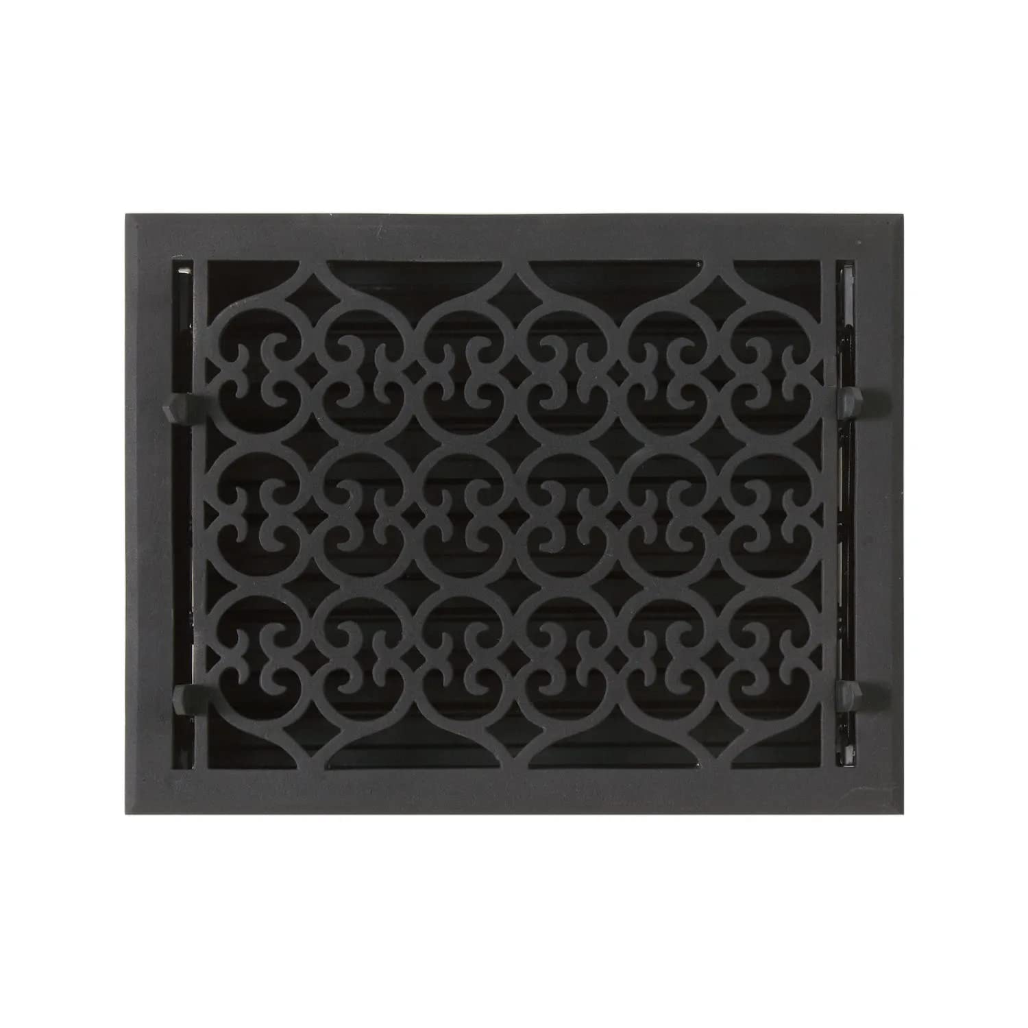 8x12 Inch Oversized Smooth Cast Iron Wall Register - Victorian Style Air Vent Cover for Home Heating & Cooling - Perfect for Vintage Decor, HVAC Systems & Restoration Projects