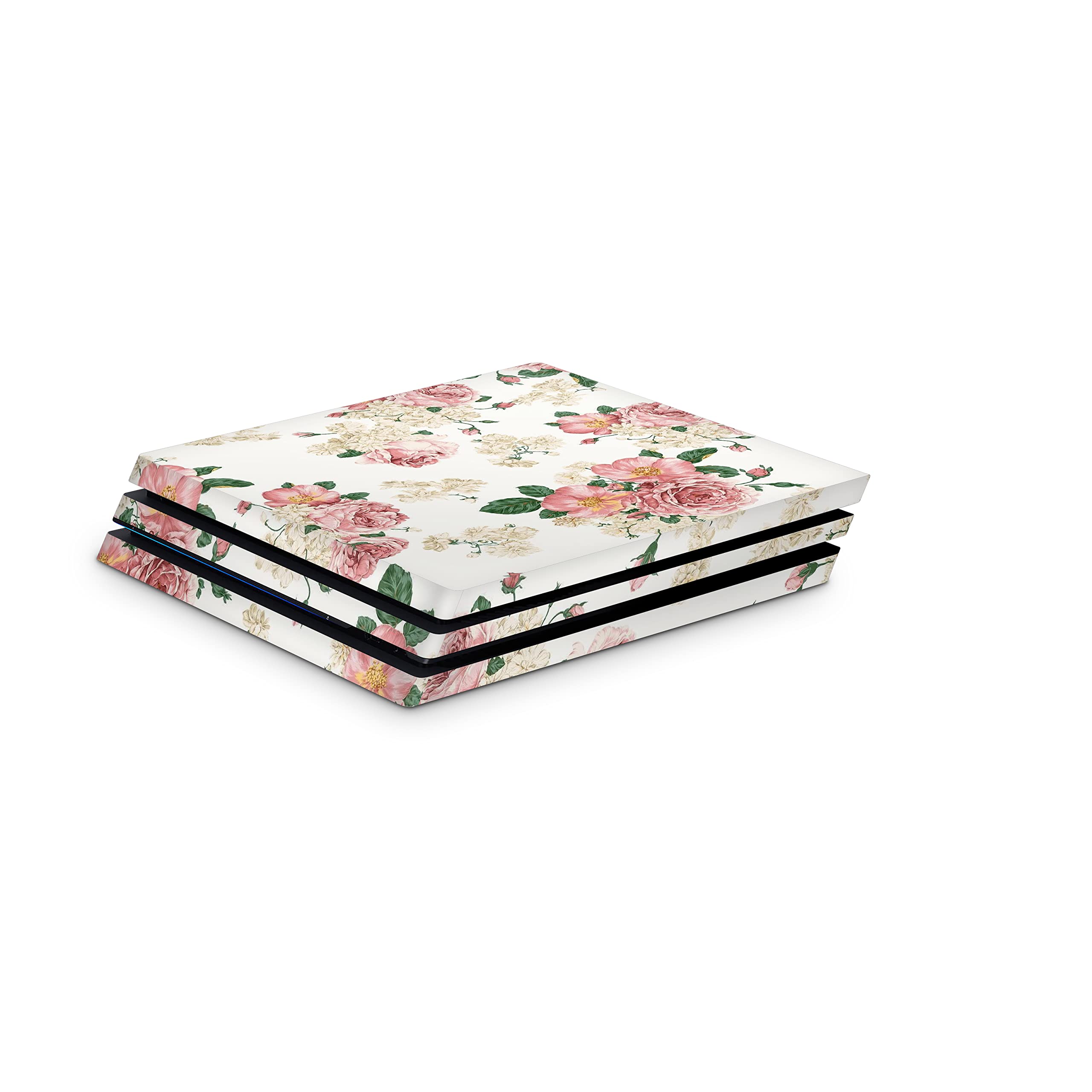 ZOOMHITSKINS PS4 Pro Skin - Vintage Floral European Bouquet Design for Playstation 4 Pro | Easy Install Durable 3M Vinyl Cover | Perfect for Gaming Setup & Home Decor | Made in USA