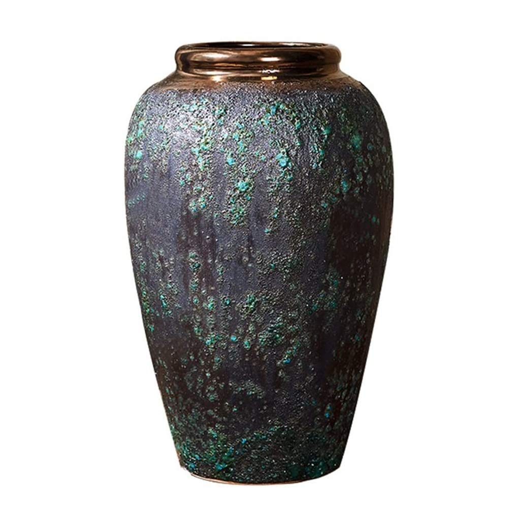 Vintage Chinese Porcelain Vase - Handcrafted Jingdezhen Ceramic Floor Vase for Home Decor, Large Flower Pot with Retro Design (Medium Size) | Perfect for Living Room, Bedroom & Office Decoration