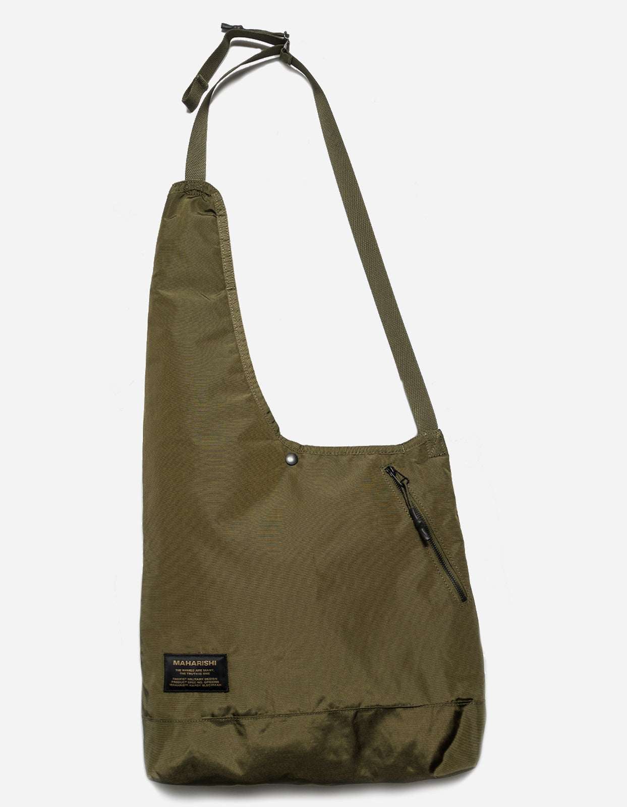Maha M.A.L.I.C.E. Monk Sling Bag - Olive Green Crossbody Shoulder Bag for Men & Women - Perfect for Travel, Hiking, and Everyday Use