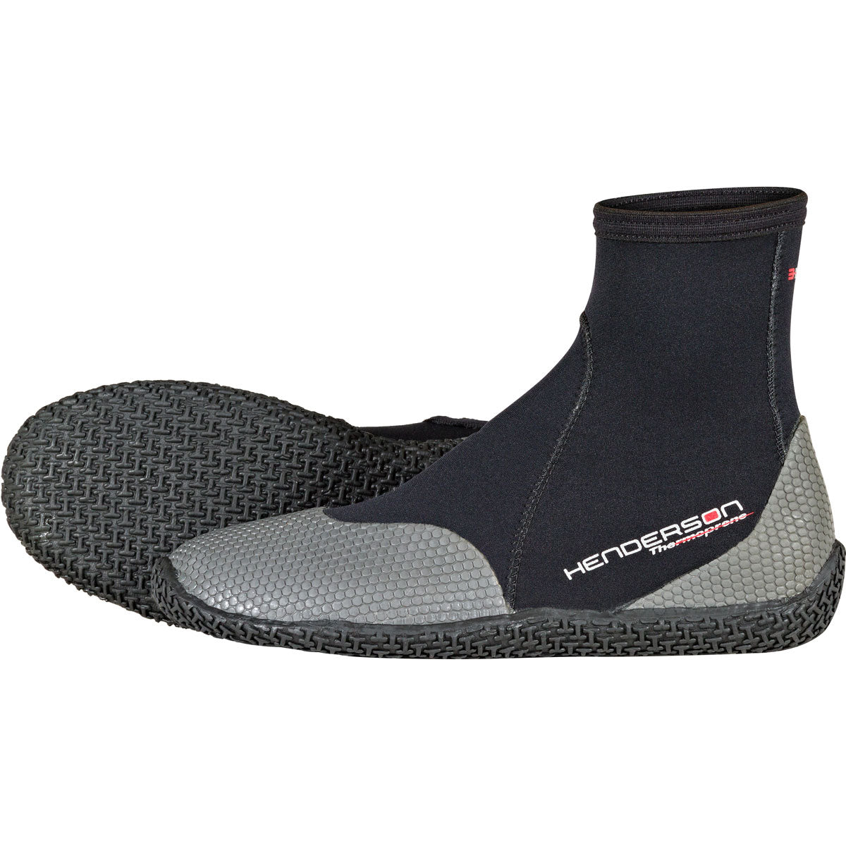 Henderson 5mm Thermoprene Low Top Scuba Diving Boots for Men & Women - Warm Neoprene Booties for Snorkeling, Surfing & Water Sports