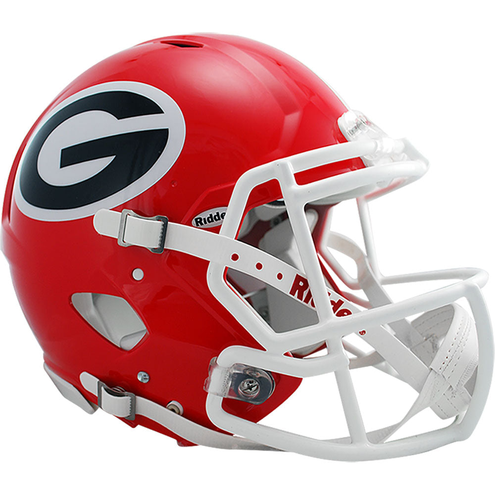 Authentic Georgia Bulldogs Speed Football Helmet - Lightweight & Durable for Game Day, Training, and Collectors