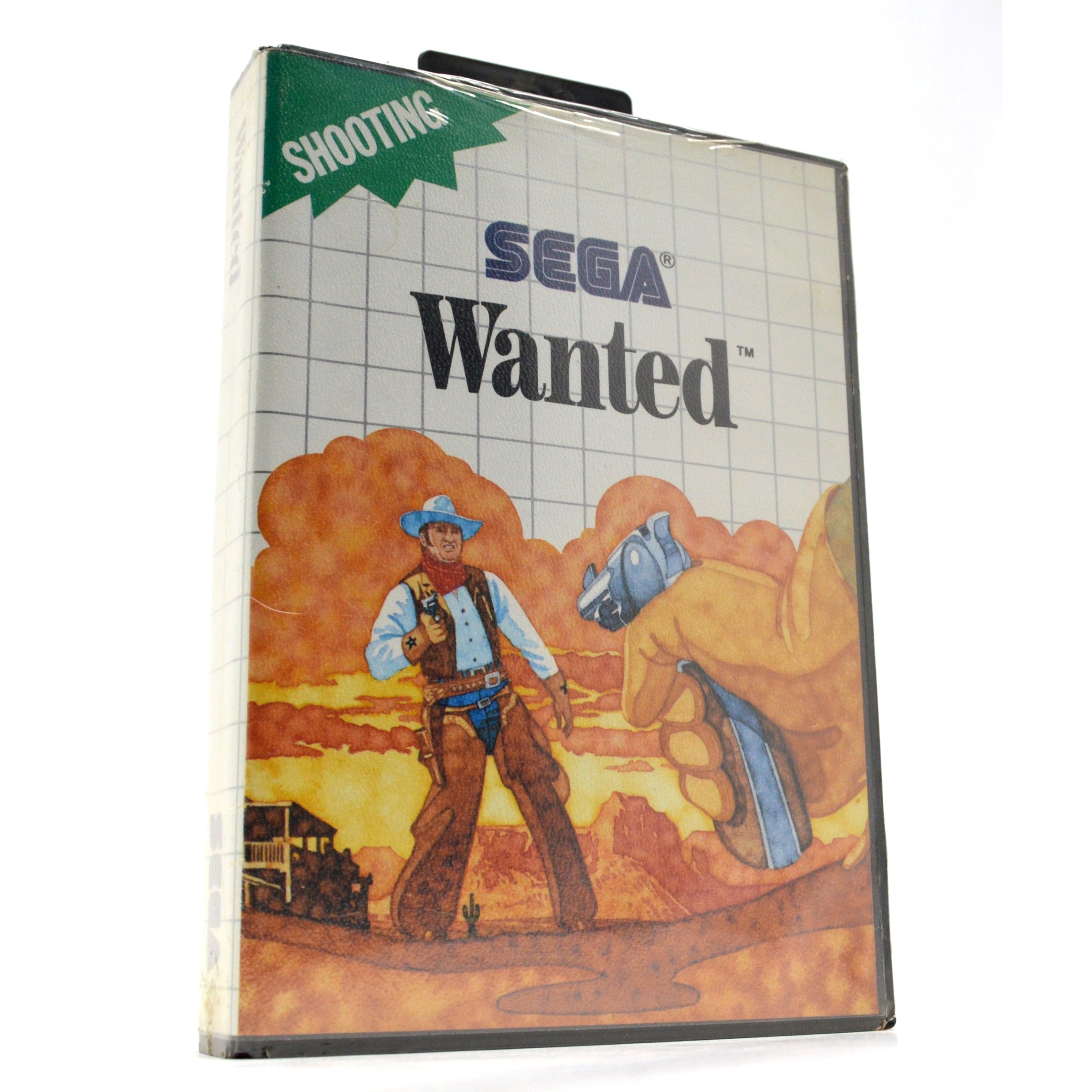 Brand New SEGA MASTER SYSTEM WANTED SMS Factory Sealed Shooting Video Game - Retro Gaming Collectible for Classic Console Enthusiasts - Perfect for Gaming Nights & Collector's Display