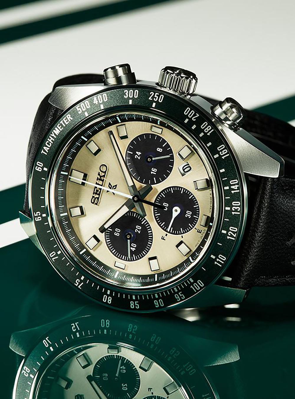 Seiko Prospex 'Racing Sports' Solar Speedtimer Chronograph Watch SBDL115 / SSC943 - Japanese Made JDM - Perfect for Racing Enthusiasts & Sports Lovers