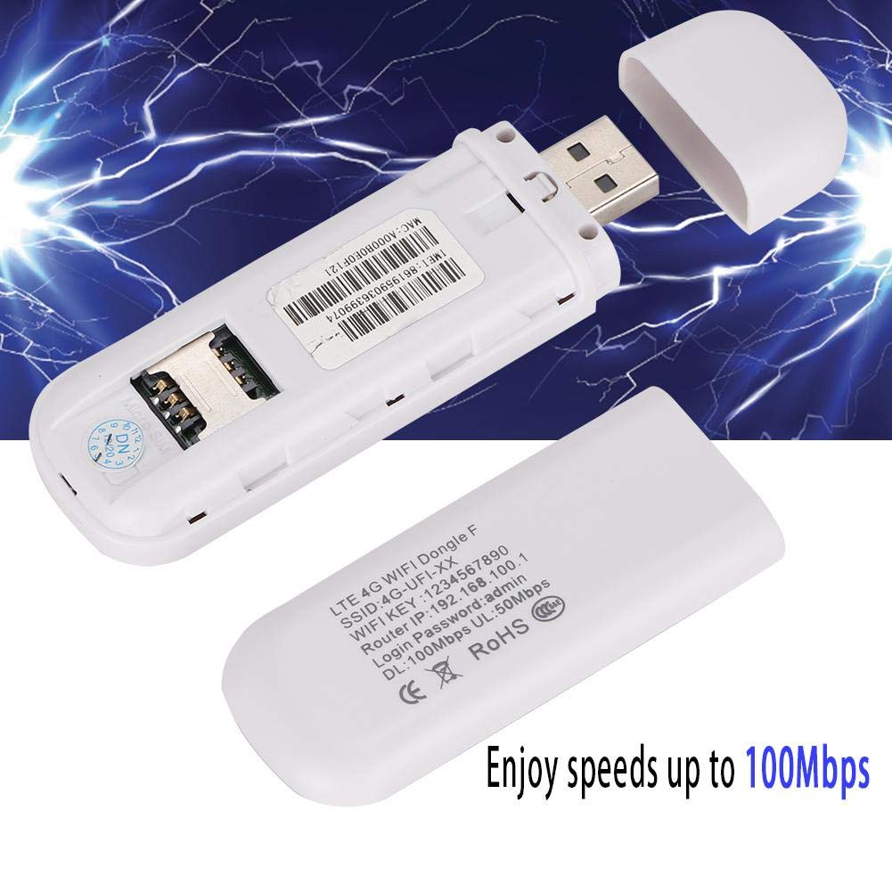 4G LTE USB Hotspot Router - Portable WiFi Modem Stick for Travel, Remote Work & Outdoor Internet Access | High-Speed Wireless Network Adapter for Laptops & PCs