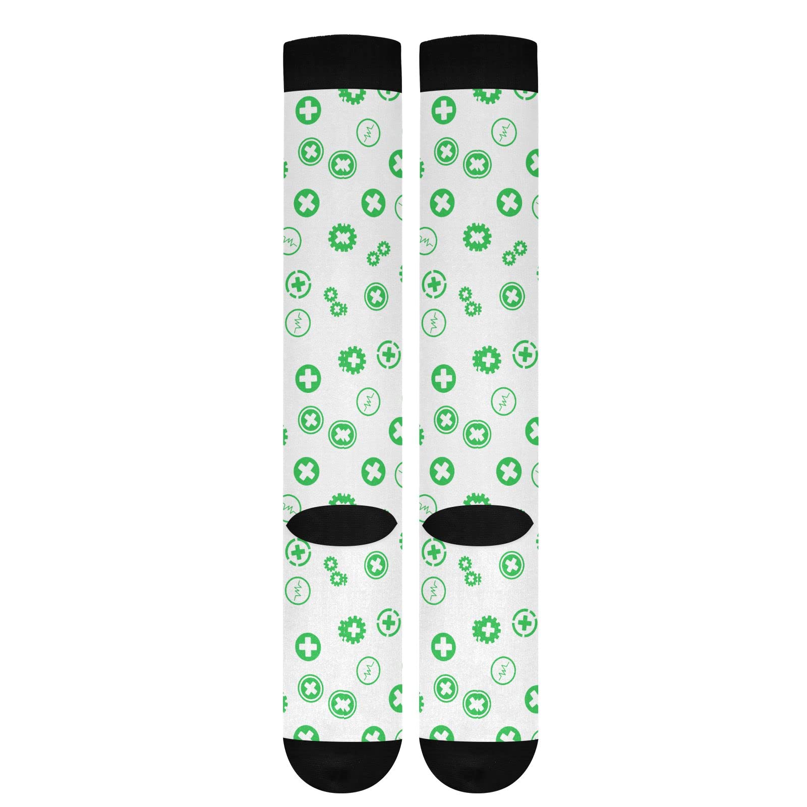 JUNZAN Compression Socks for Women & Men - Medical Grade Support for Running, Cycling, Nursing - Improve Circulation & Reduce Swelling - Perfect for Athletes, Travel & Long Work Shifts