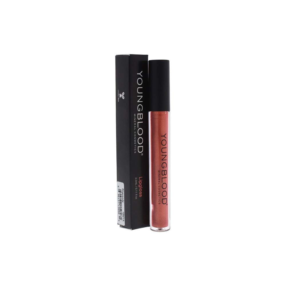 Youngblood Mineral Cosmetics Natural High-Shine Lipgloss - Rhapsody - 3.5 mL / 0.11 fl oz - Hydrating & Glossy Lip Makeup for Everyday Wear & Special Occasions