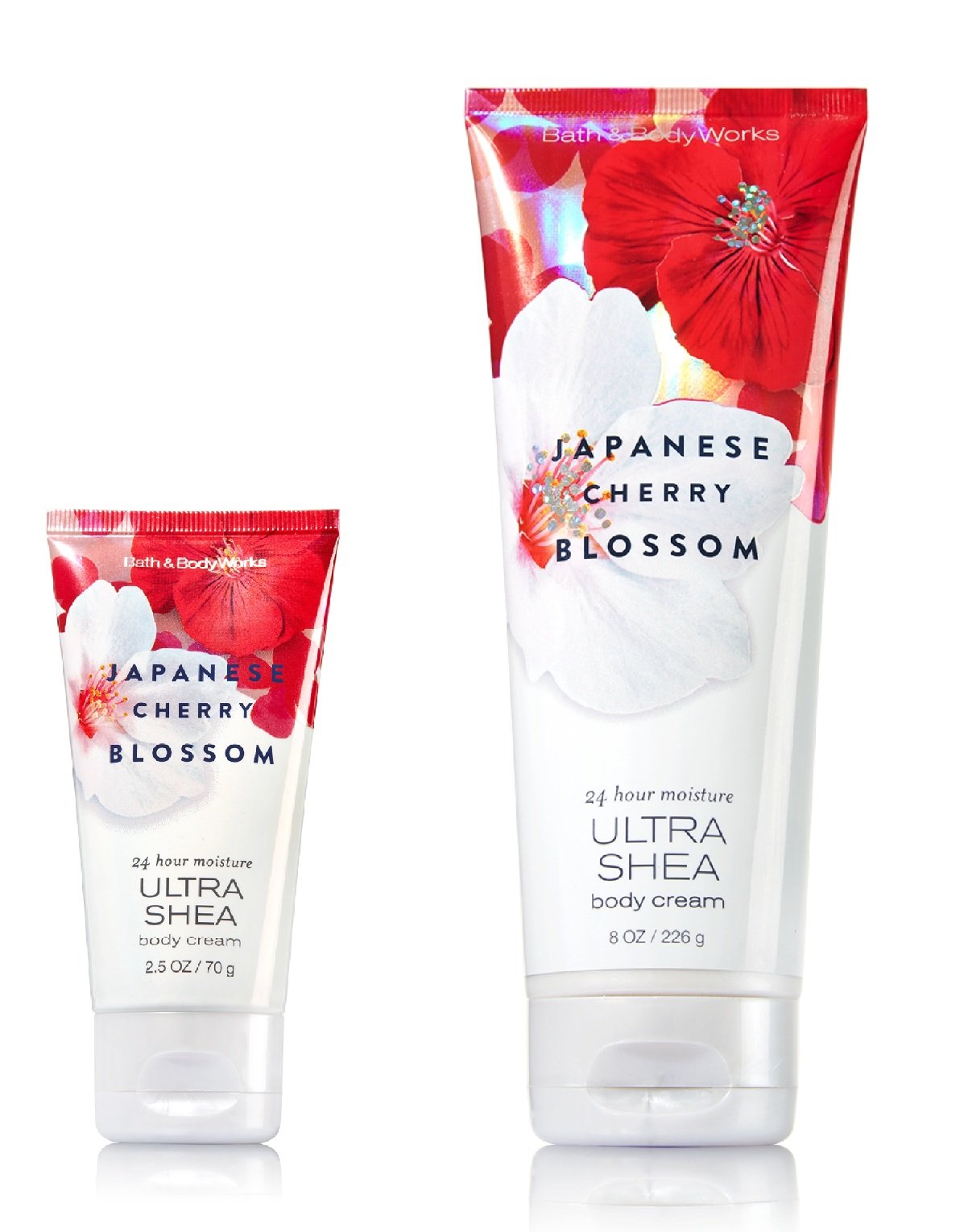 Bath & Body Works Ultra Shea Body Cream Set - Japanese Cherry Blossom Scented Moisturizer for Dry Skin | Home & Travel Skincare Essentials | Perfect for Daily Use, Gifts & Self-Care Routine