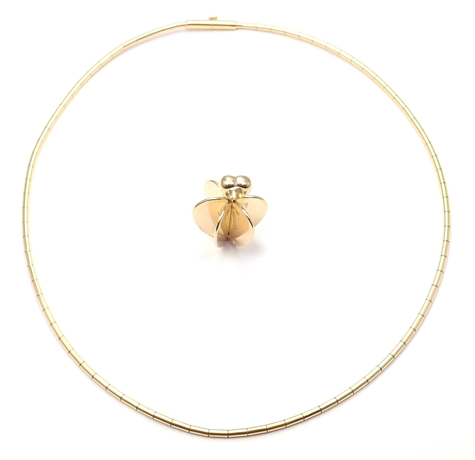 Authentic Cartier 18k Yellow Gold Double C Apple Heart Pendant Chain Necklace - Luxury Jewelry Gift for Women, Perfect for Valentine's Day & Anniversary