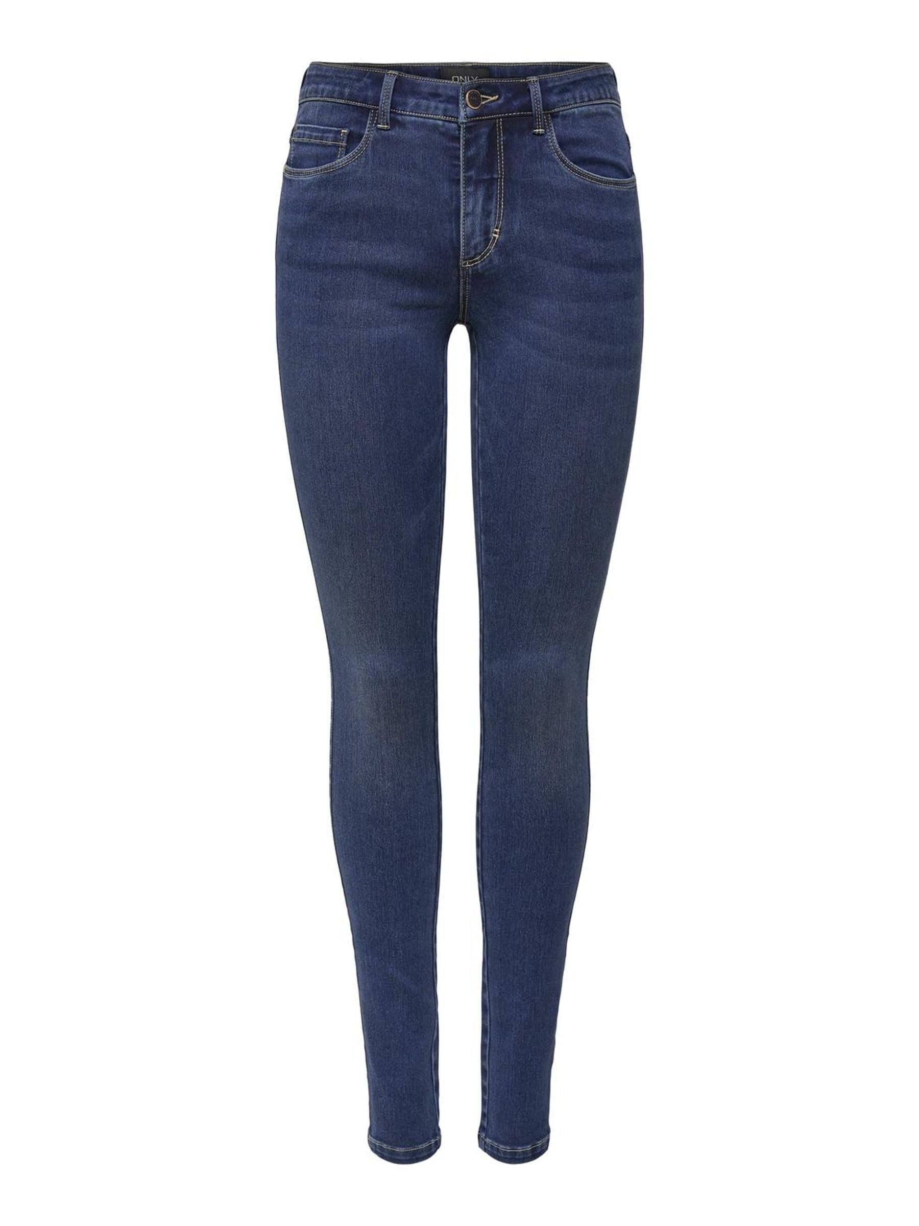 ONLY NOS Women's Onlroyal Regular Skinny Jeans - High Waist Stretch Denim Pants for Casual Wear & Everyday Outfits