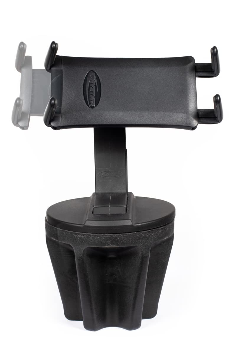 Hands Free Phone Holder for Car Cup Holder - Universal Smartphone Mount, Black | Perfect for Driving, Commuting & Road Trips