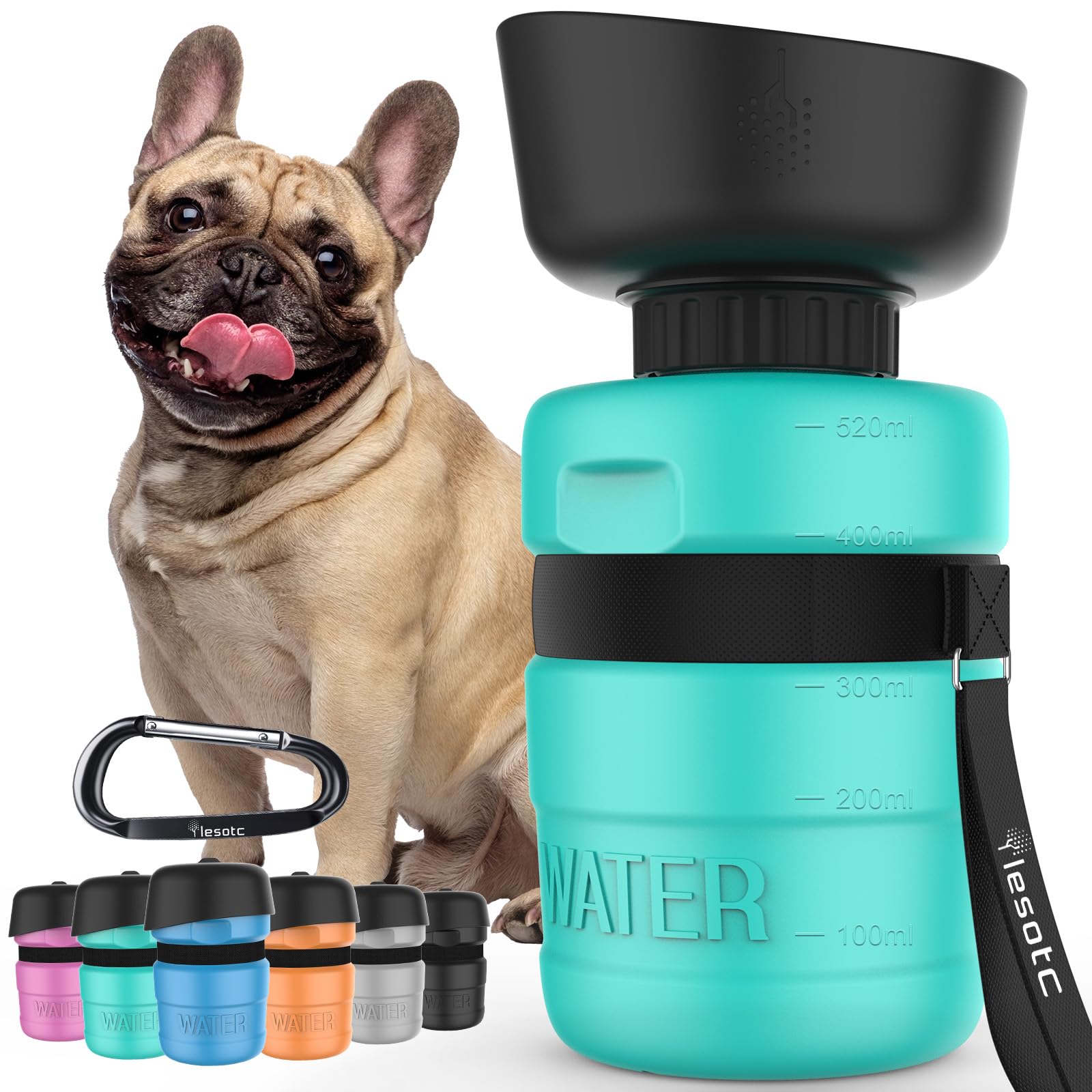 **Leak Proof Portable Dog Water Bottle - Travel Pet Water Dispenser for Walking, Hiking & Outdoor Adventures | On-The-Go Hydration for Dogs**    *(Perfect for Walks, Hiking, Travel & Outdoor Activities with Your Pet)*