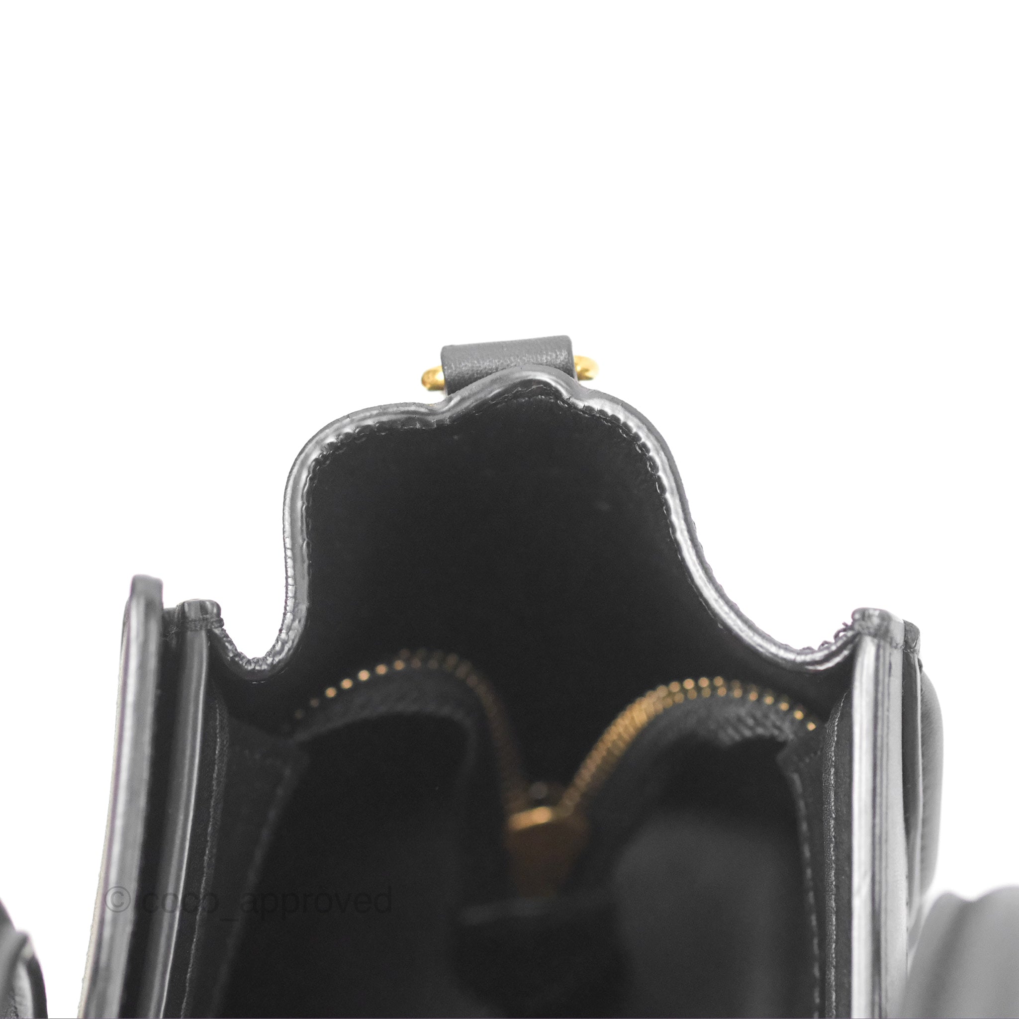 Celine Nano Luggage Bag in Black with Gold Hardware - Luxury Crossbody Purse for Women, Perfect for Work, Travel & Everyday Use