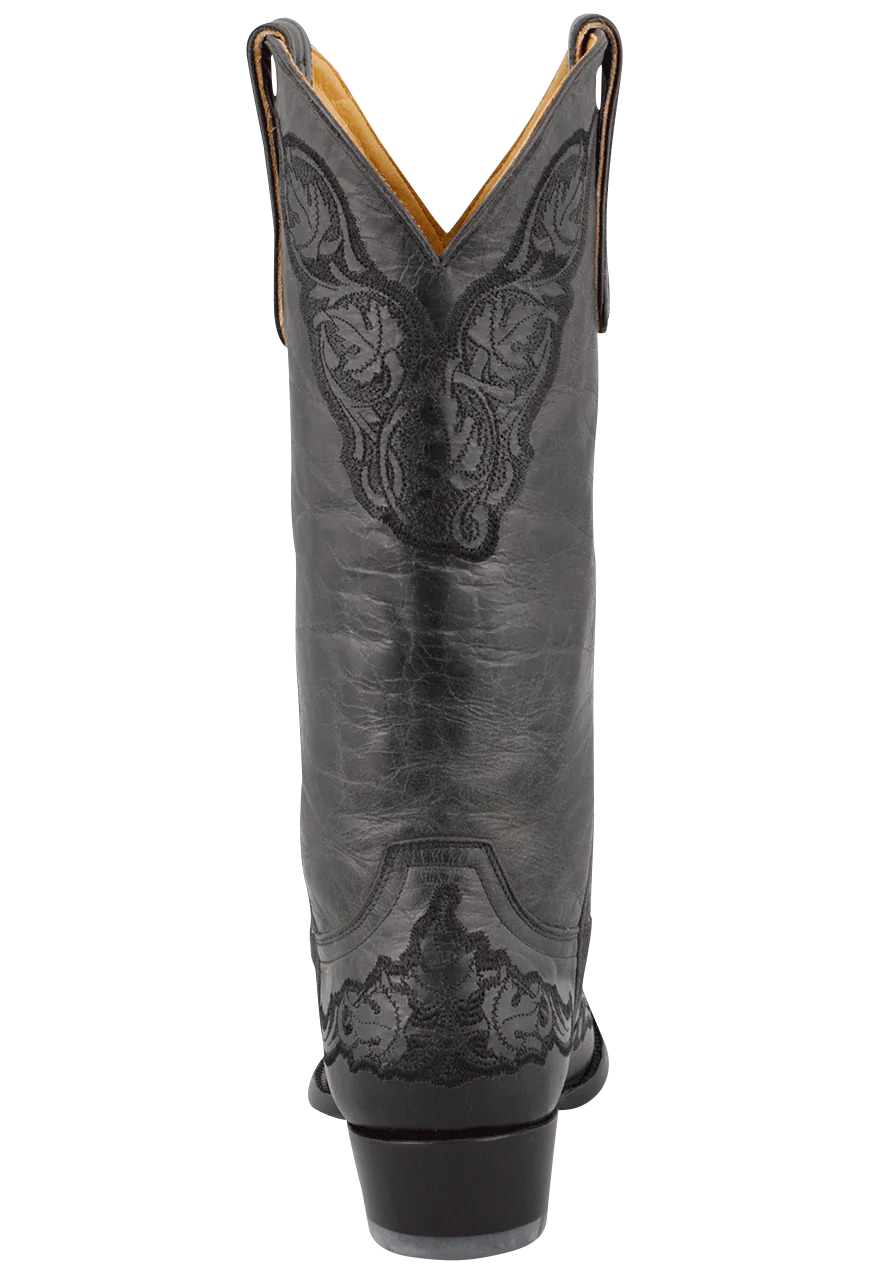 Old Gringo Viridiana Goat Leather Cowgirl Boots for Women - Black Western Riding Boots for Country Dancing & Rodeo Events