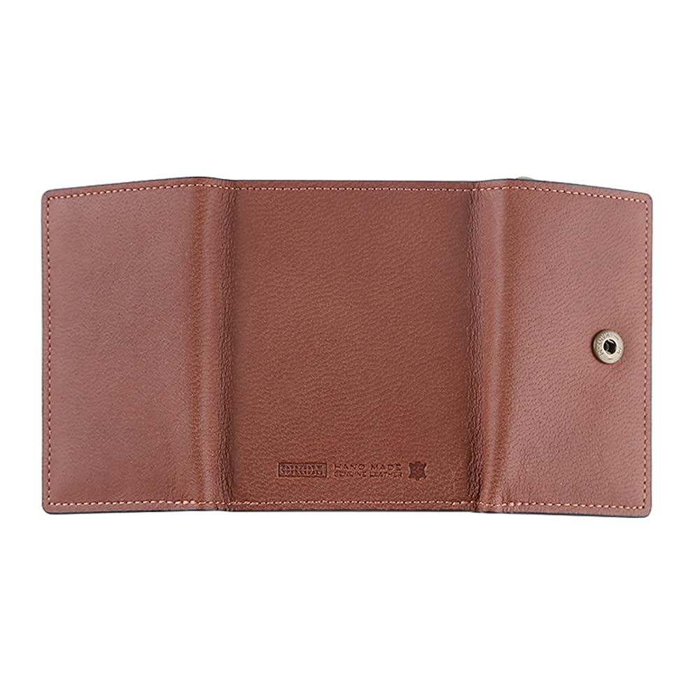 OROM Wild Elk Leather Trifold Wallet for Men - Ultra Slim & Compact RFID Blocking Minimalist Wallet - Perfect for Everyday Carry, Travel & Business Use