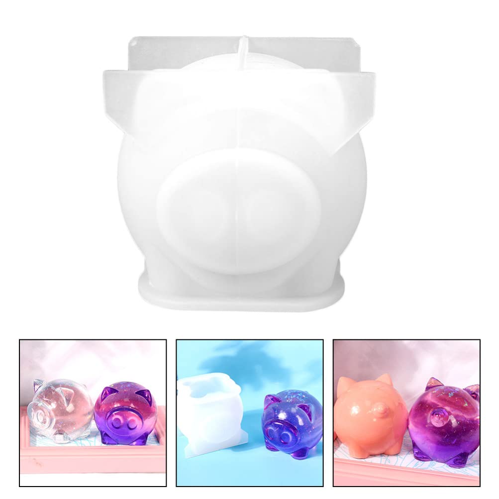 Pig Shaped Silicone Mold for DIY Crafts - Piggy Ornament Baking Mold for Resin, Soap, Candle Making - Perfect for Home Decor, Gift Making & DIY Projects