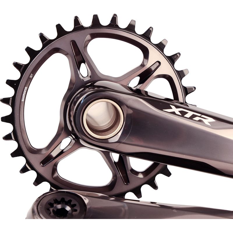 Shimano XTR FC-M9120 1x11/12 Speed Crankset 52mm Chainline - High-Performance Mountain Bike Crankset for Trail & Enduro Riding