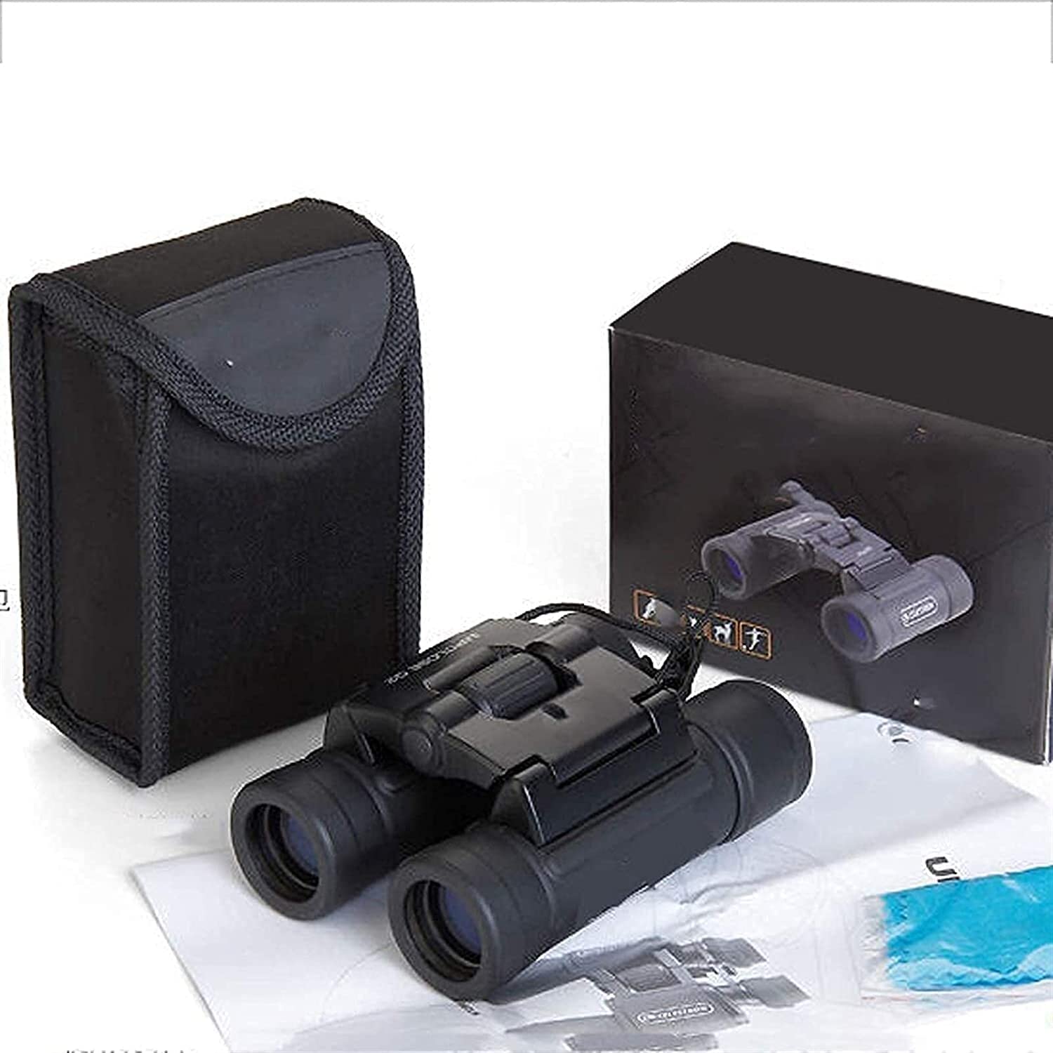 High-Powered 25mm Binoculars for Adults & Kids - Wide View Eyepiece, Clear Low Light Vision for Bird Watching, Hunting, Hiking & Outdoor Adventures