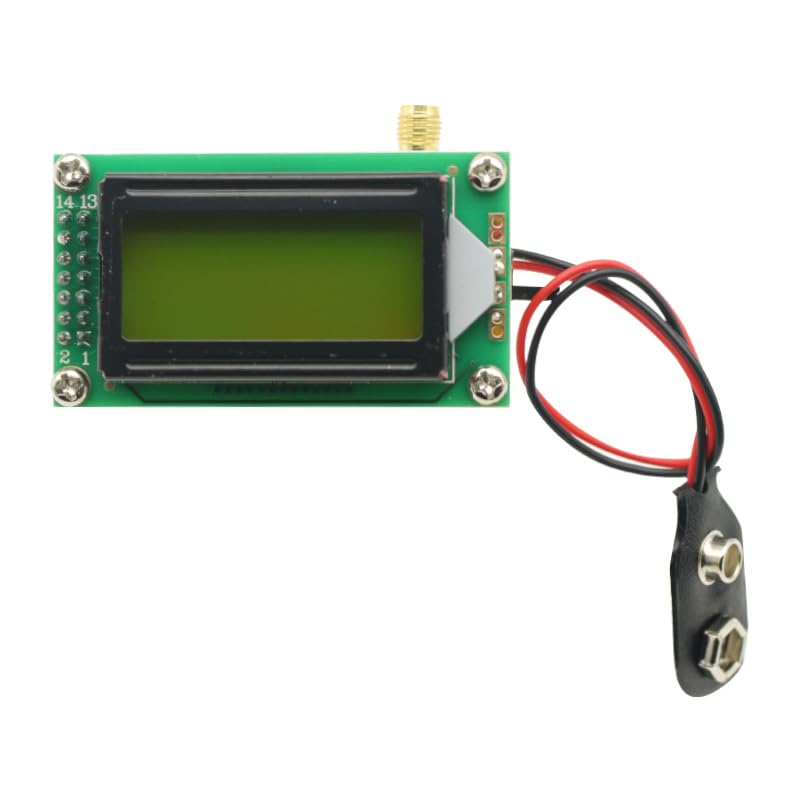1PCS RF 1-500 MHz Frequency Counter Meter Board with LCD Display for Ham Radio Kit - Accurate Signal Measurement for Amateur Radio, Electronics Testing & DIY Projects