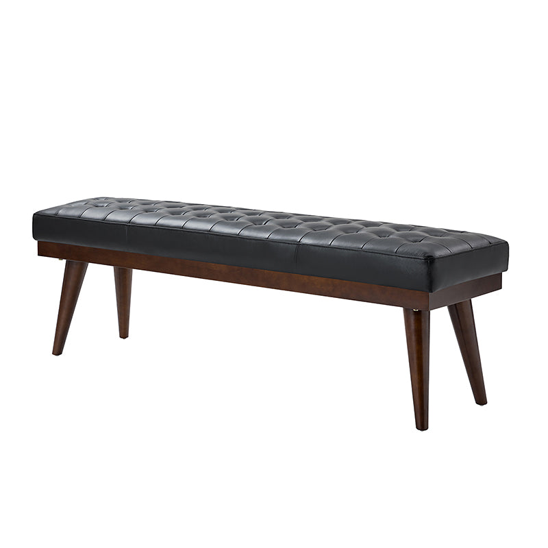 Emilio Mid Century Modern Multifunctional Design Bench - Entryway, Living Room & Bedroom Storage Furniture for Home Decor