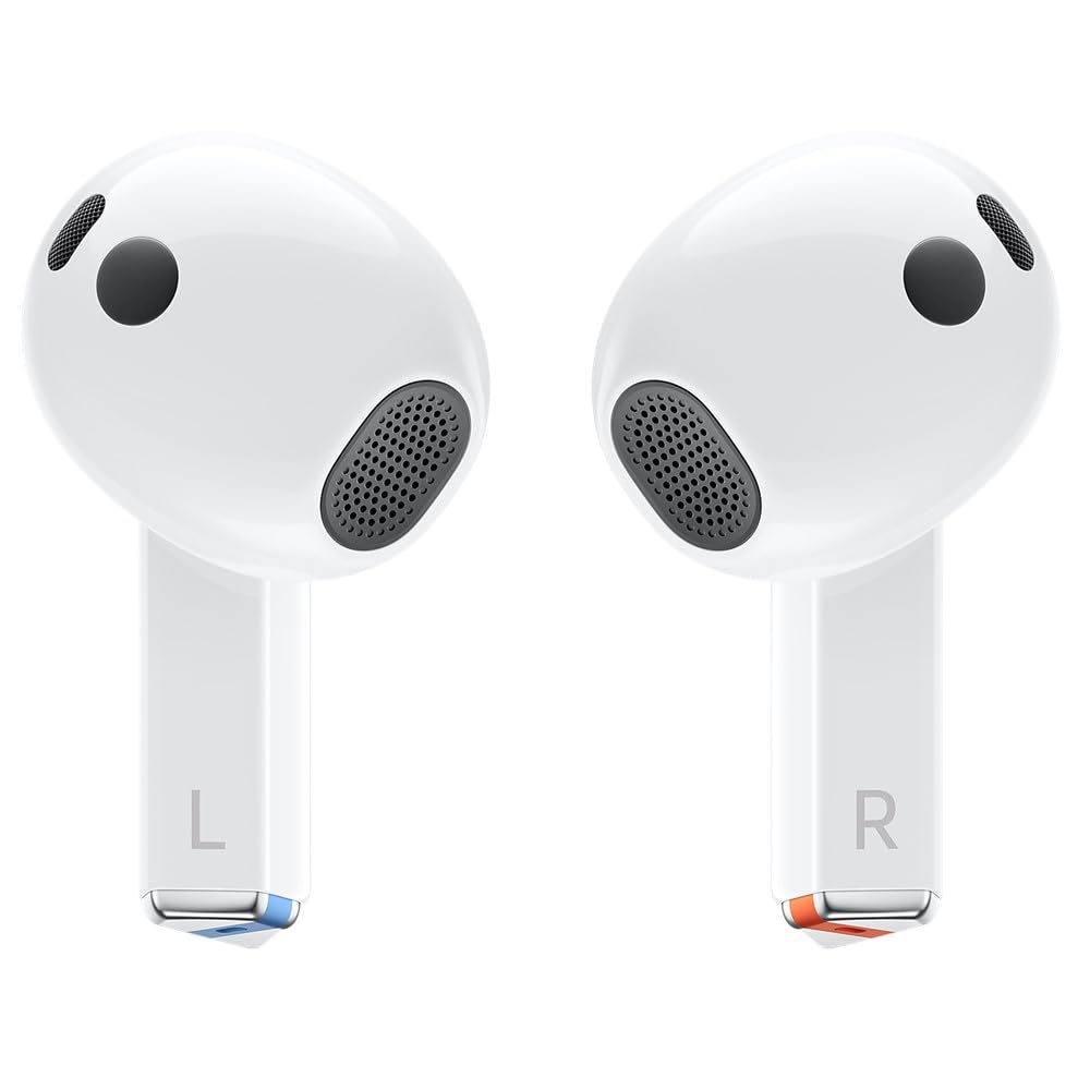 SAMSUNG Galaxy Buds3 (2024) Wireless Bluetooth 5.4 Earbuds with ANC, AI Real-Time Translation, IPX7 Waterproof, Hi-Fi Sound & Touch Control - White | Perfect for Travel, Workouts & Multilingual Meetings
