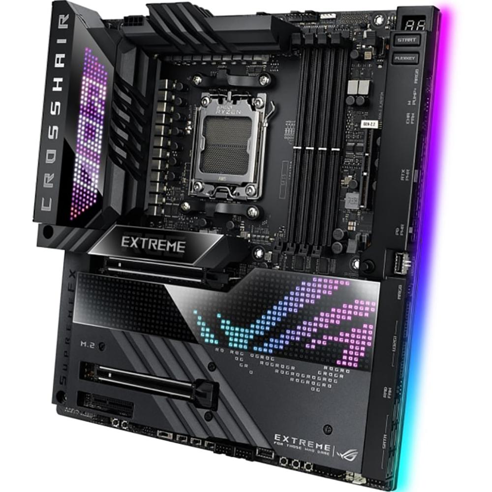 ASUS ROG CROSSHAIR X670E EXTREME Gaming Motherboard - AMD AM5 Socket, DDR5, PCIe 5.0, WiFi 6E - Perfect for High-End Gaming PCs and Content Creation Workstations