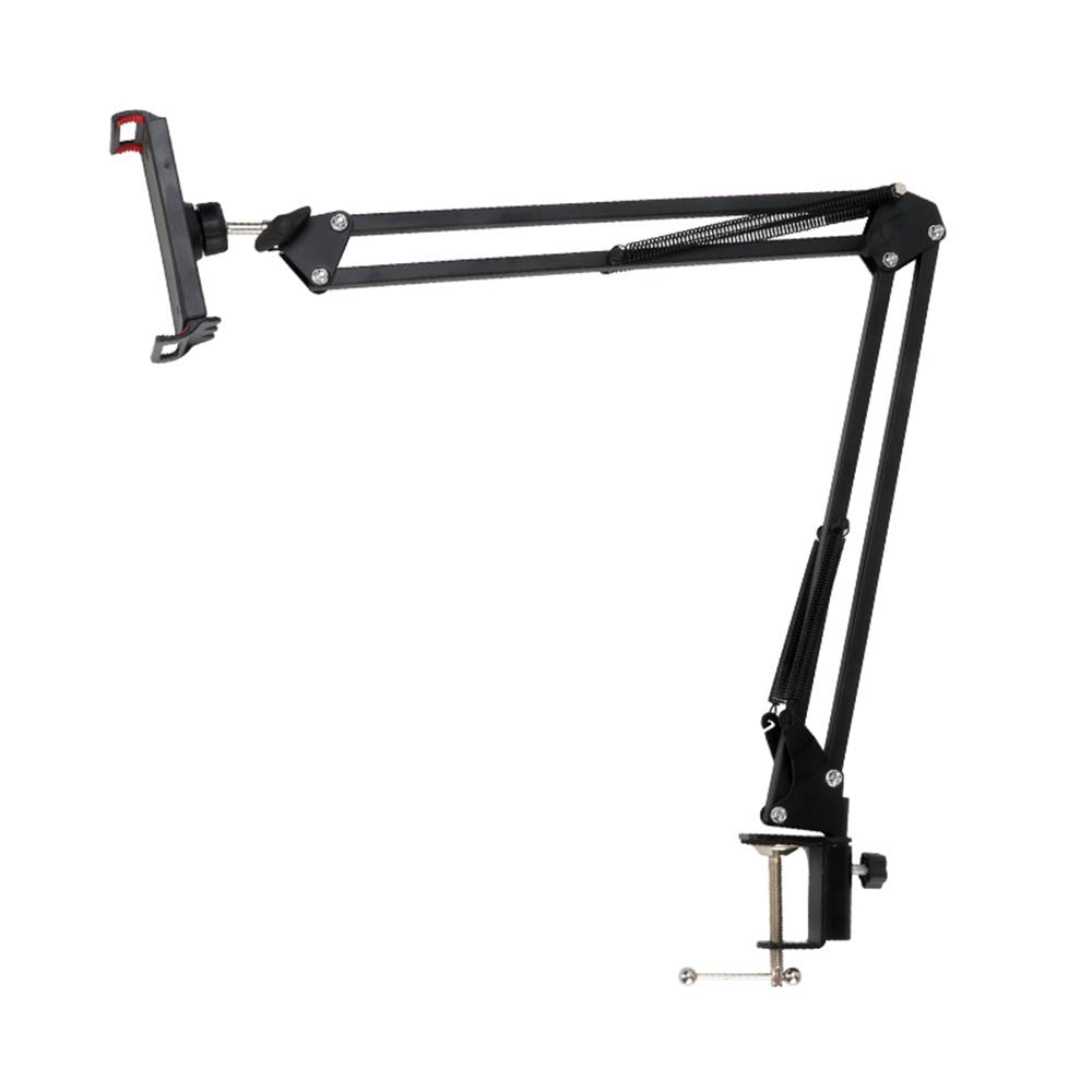 360° Rotating Phone Holder for Desk - Flexible Long Arm Stand for Bed, Office & Kitchen Use
