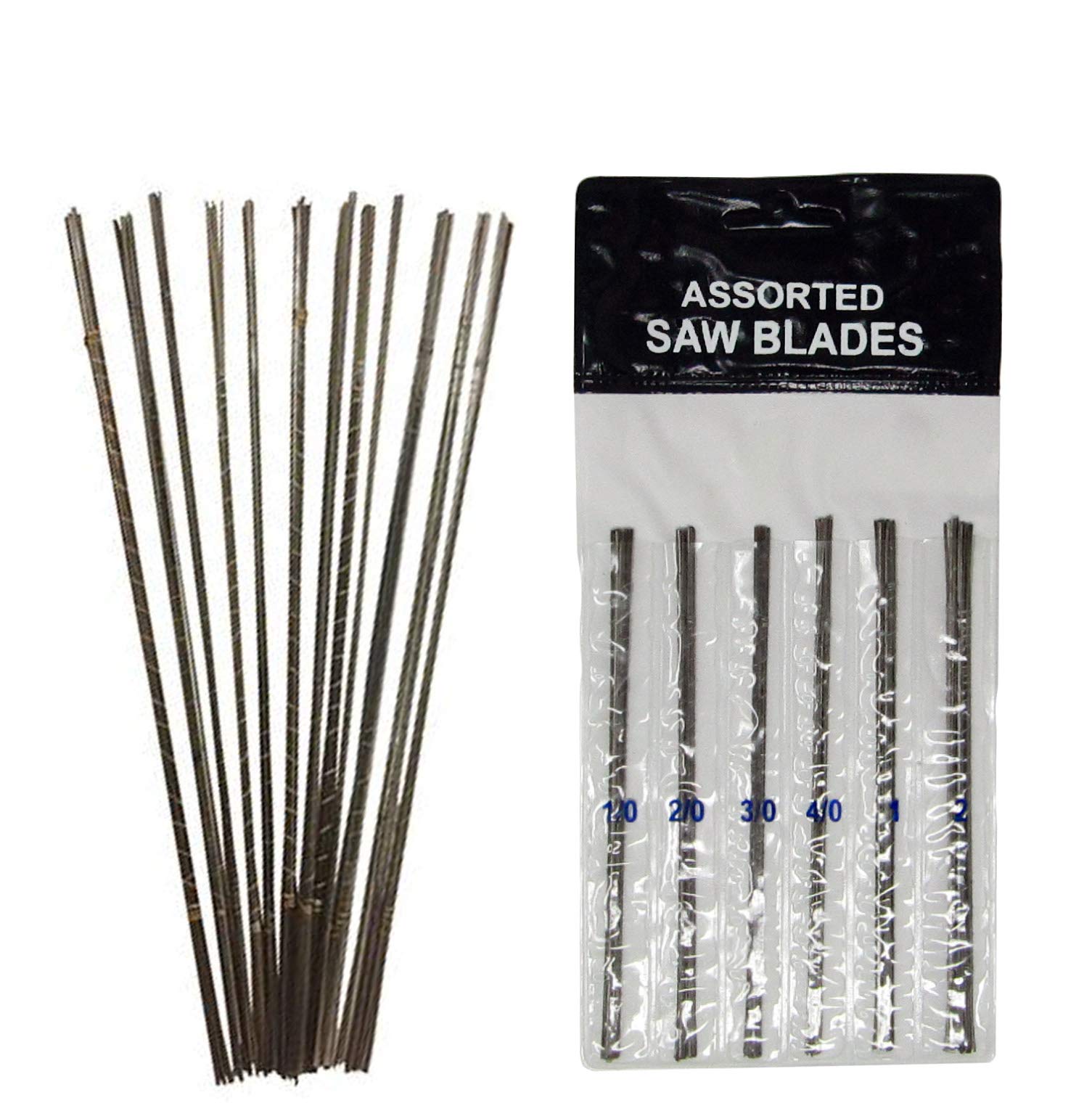 German Style Jewelers Saw Frame with 144 Assorted Saw Blades - Professional Jewelry Making Tool for Metal, Wood & Plastic Crafting