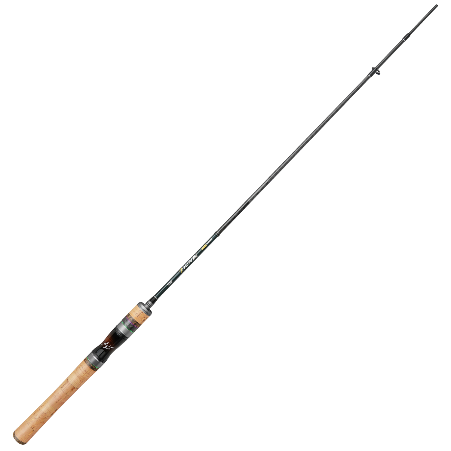 Ultralight Magic L Spinning Rod - 2-Piece Lightweight Fishing Pole for Freshwater & Saltwater Angling | Perfect for Trout, Bass, and Panfish Fishing