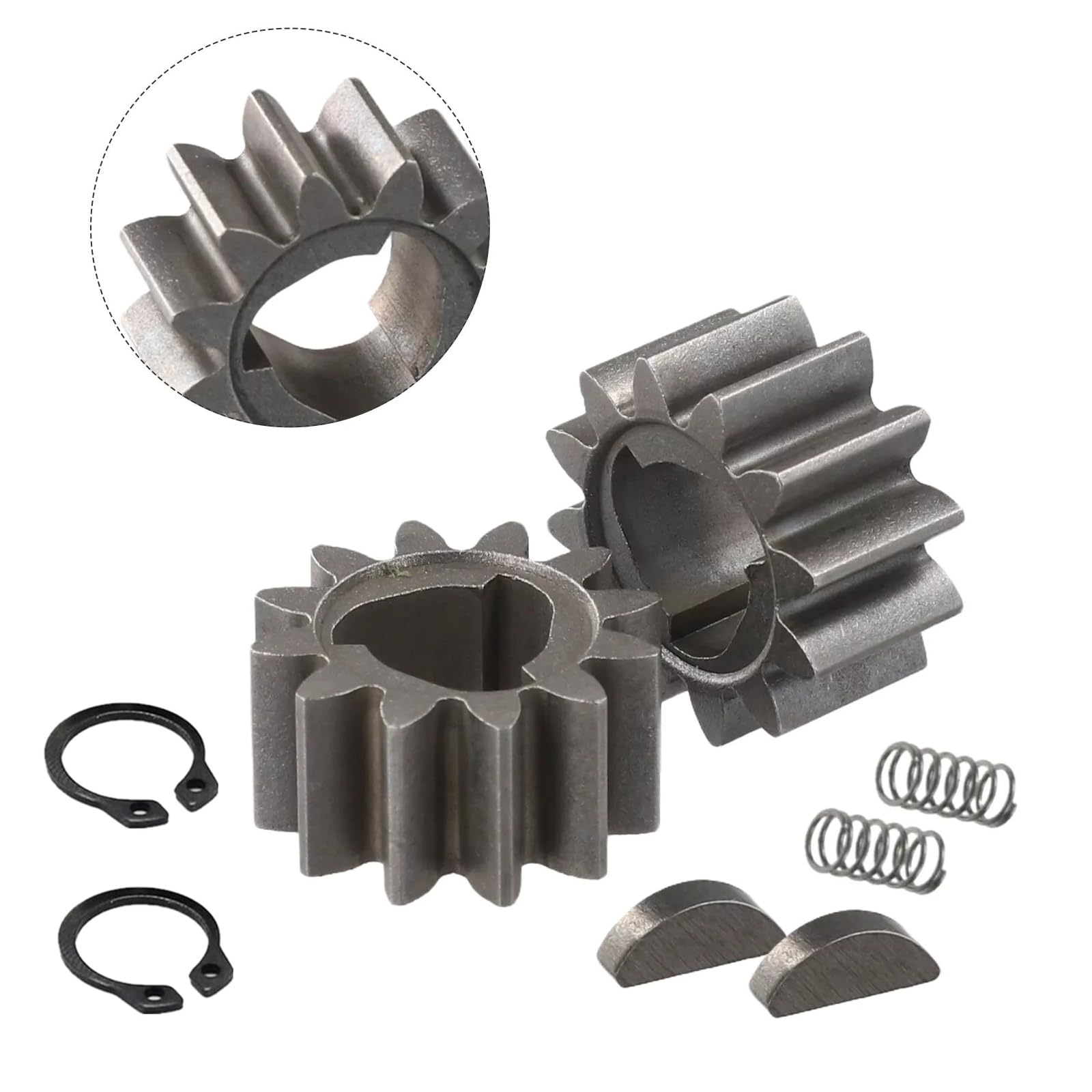 HRB215 HRS216 Lawn Mower Replacement 12-Tooth Pinion Drive Gear Kit - Durable Grass Tractor Parts for Smooth Lawn Maintenance & Mower Repair