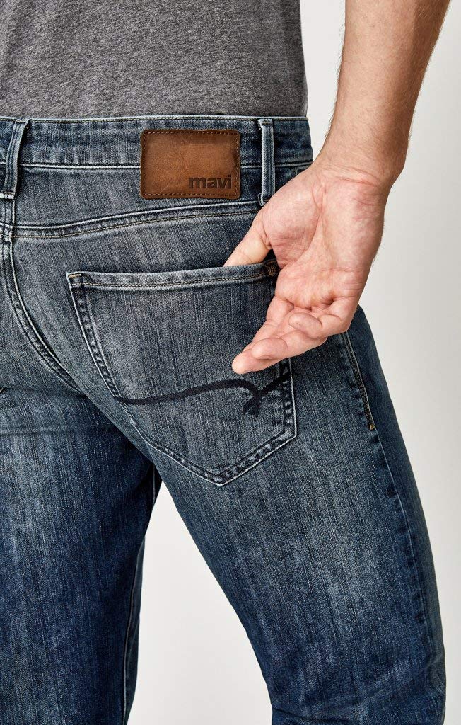 Mavi Josh Men's Bootcut Jeans - Regular Rise, Classic Fit Denim Pants for Casual Wear & Everyday Comfort