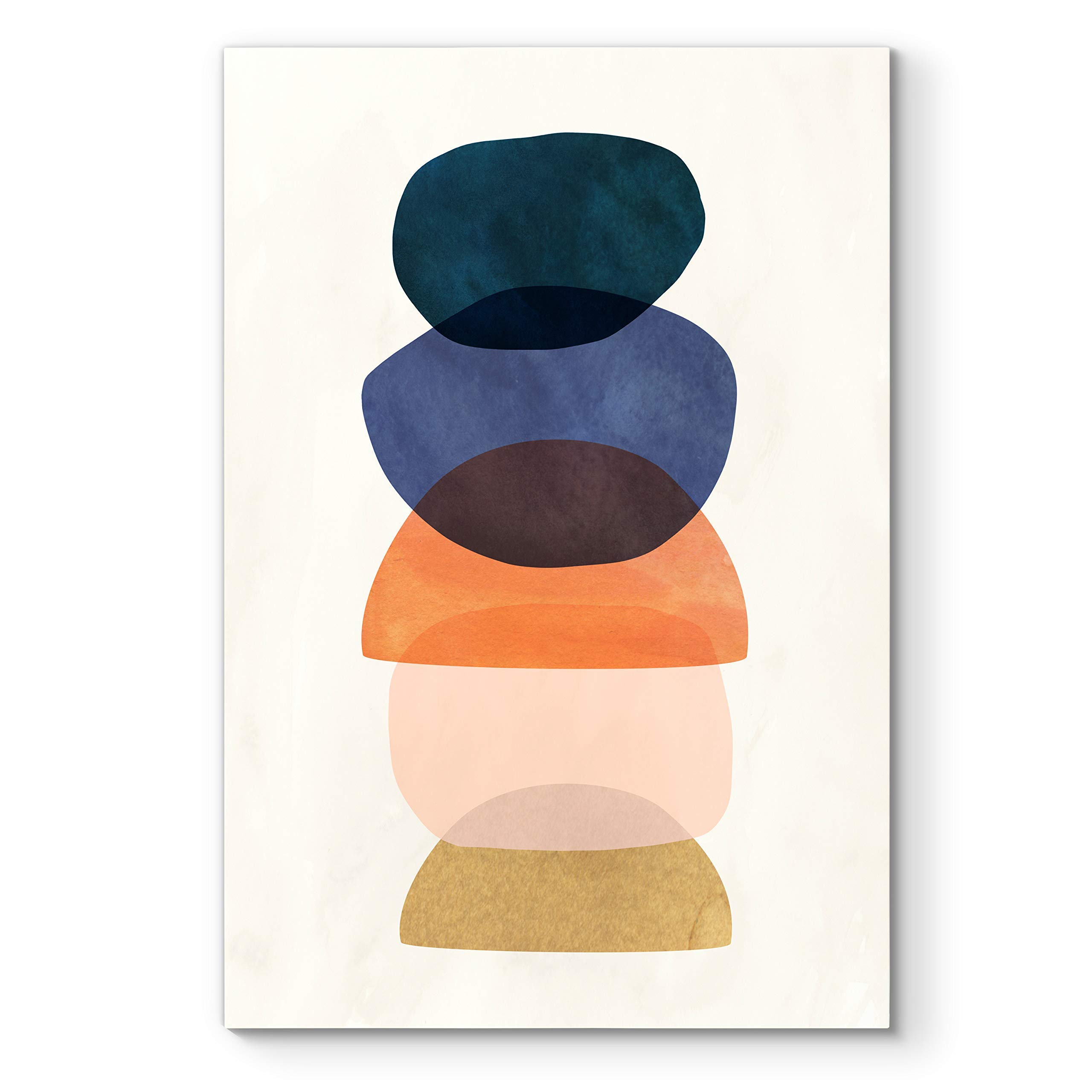Mod Pods I' Gallery Wrapped Canvas Abstract Wall Art - Modern Home Decor for Living Room, Bedroom & Office - Ready to Hang