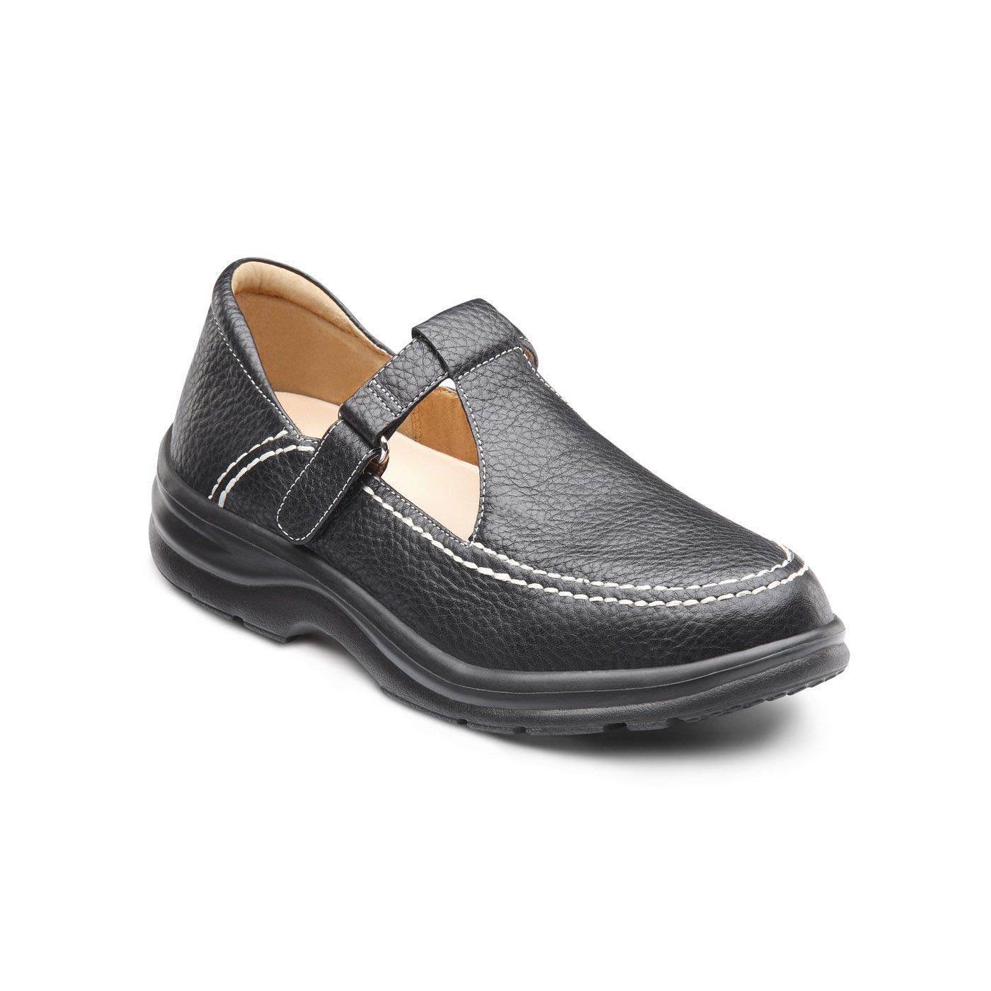 Dr. Comfort Lu Lu Mary Jane Women's Diabetic Dress Shoes with Gel Inserts - Leather Orthopedic Comfort Shoes for Swollen Feet & Plantar Fasciitis - Perfect for Work, Church & Special Occasions