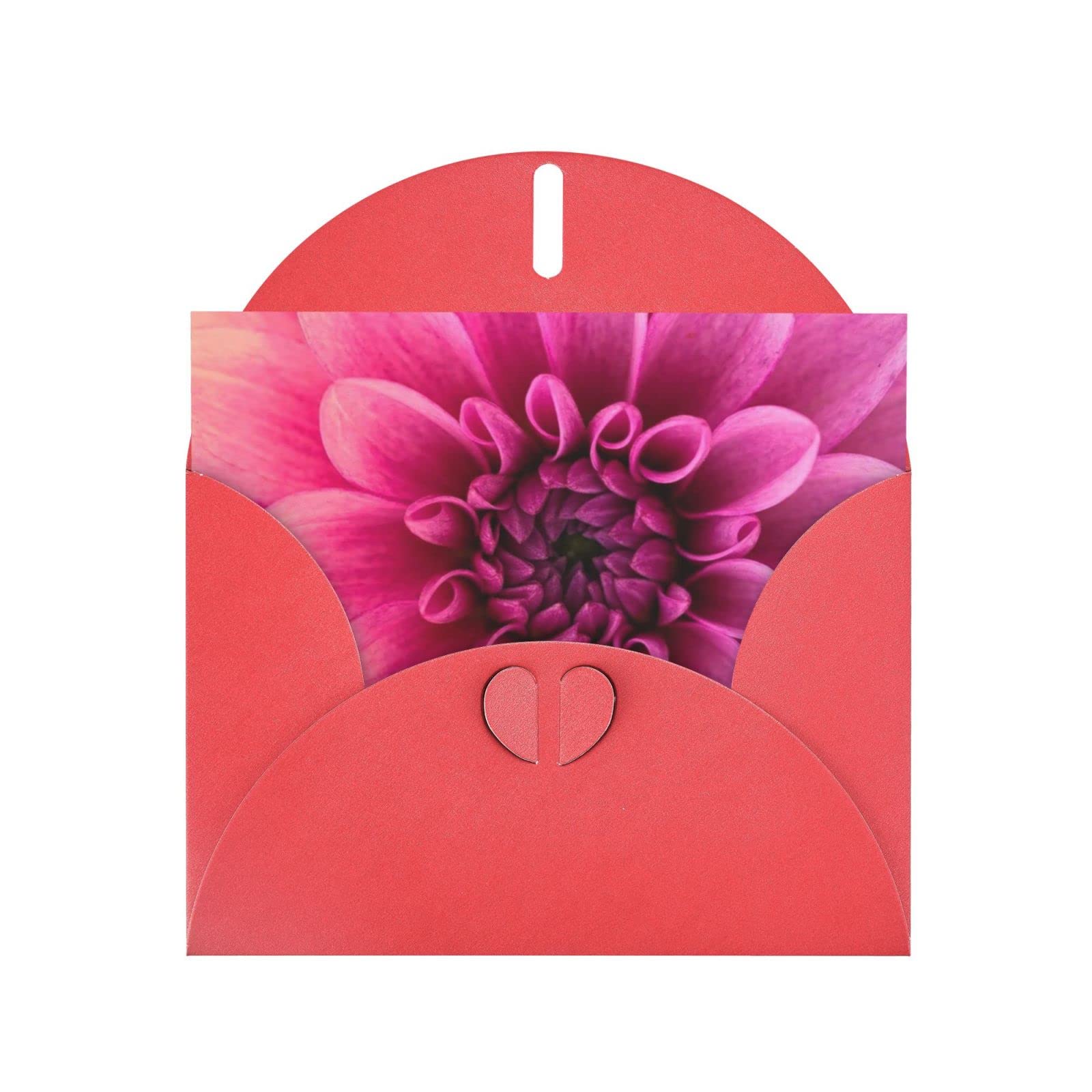 Pink Dahlia Greeting Cards - Christmas, Birthday, Valentine's Day, Wedding Anniversary & Party Invitations | Perfect for Holiday Celebrations, Special Occasions & Family Events