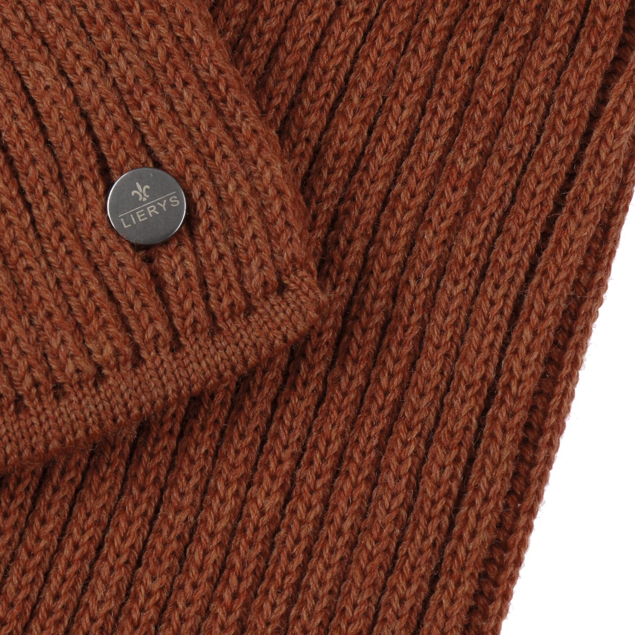 Lierys Premium Merino Wool Rib Scarf - Soft & Warm Winter Accessory for Men & Women - Perfect for Cold Weather, Outdoor Activities & Fashion Styling