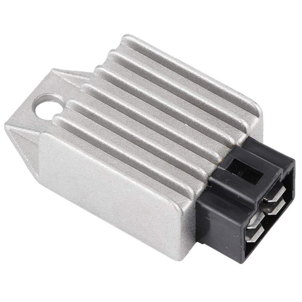 Universal 12V 4-Pin Motorcycle Rectifier & Voltage Stabilizer - Compatible with GY6 Engines - Perfect for Motorcycle Electrical System Maintenance & Repair