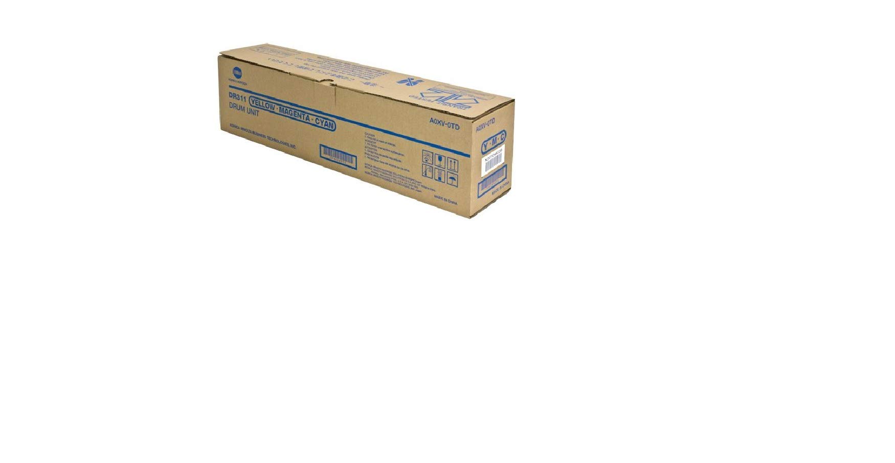 Genuine Konica Minolta A0XV0TD Color Drum Unit (DR311YMC/DR-311YMC) - 90K Yield - Compatible with Bizhub C220/C280/C360 Printers - Perfect for Office Printing & High-Volume Color Documents