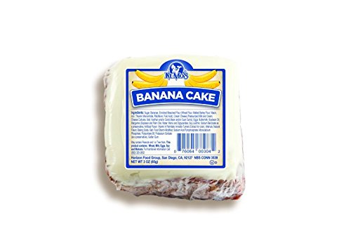 Nemo's Banana Square Cake - 36 Count Pack | Delicious Snack for Parties, School Lunches & On-the-Go Treats