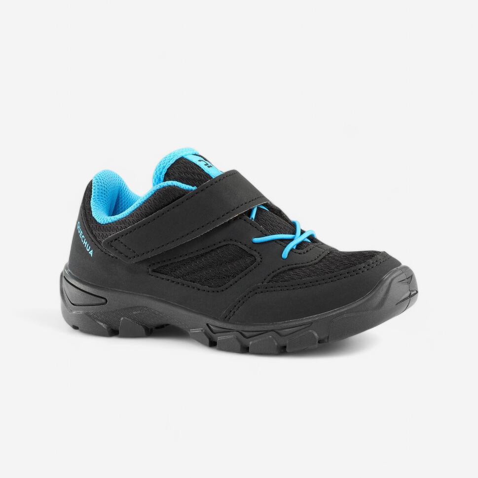 Quechua NH100 Kids' Hiking Shoes with Velcro Closure - Lightweight & Durable for Outdoor Adventures, Trail Walking, and School Activities