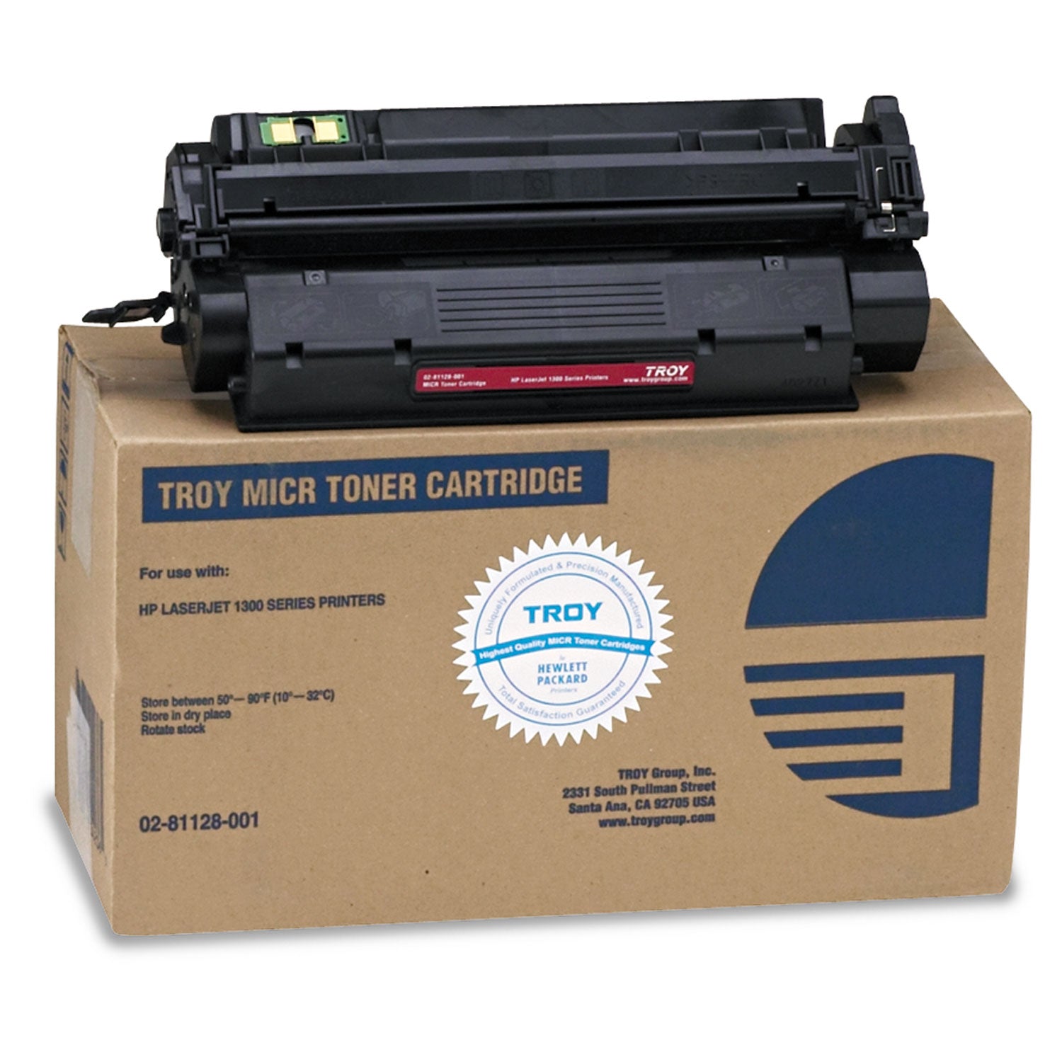 High-Quality 0281128001 13A MICR Toner Cartridge - Compatible Replacement for HP Q2613A Printer (Black) - Perfect for Banking, Check Printing & Secure Document Processing