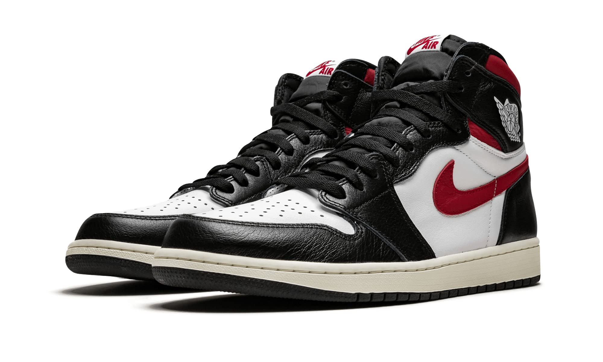 Jordan Men's Air 1 Retro High OG Sneakers 555088-061 Gym Red - Size 8.5 US - Basketball Shoes for Men, Streetwear Fashion & Casual Wear