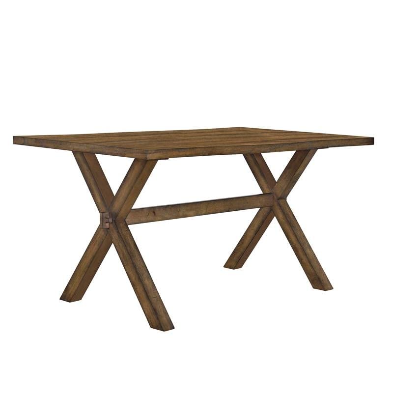 Rustic Live Edge Wood Dining Table - Natural Brown Finish for Farmhouse & Modern Dining Rooms | Perfect for Family Gatherings & Dinner Parties