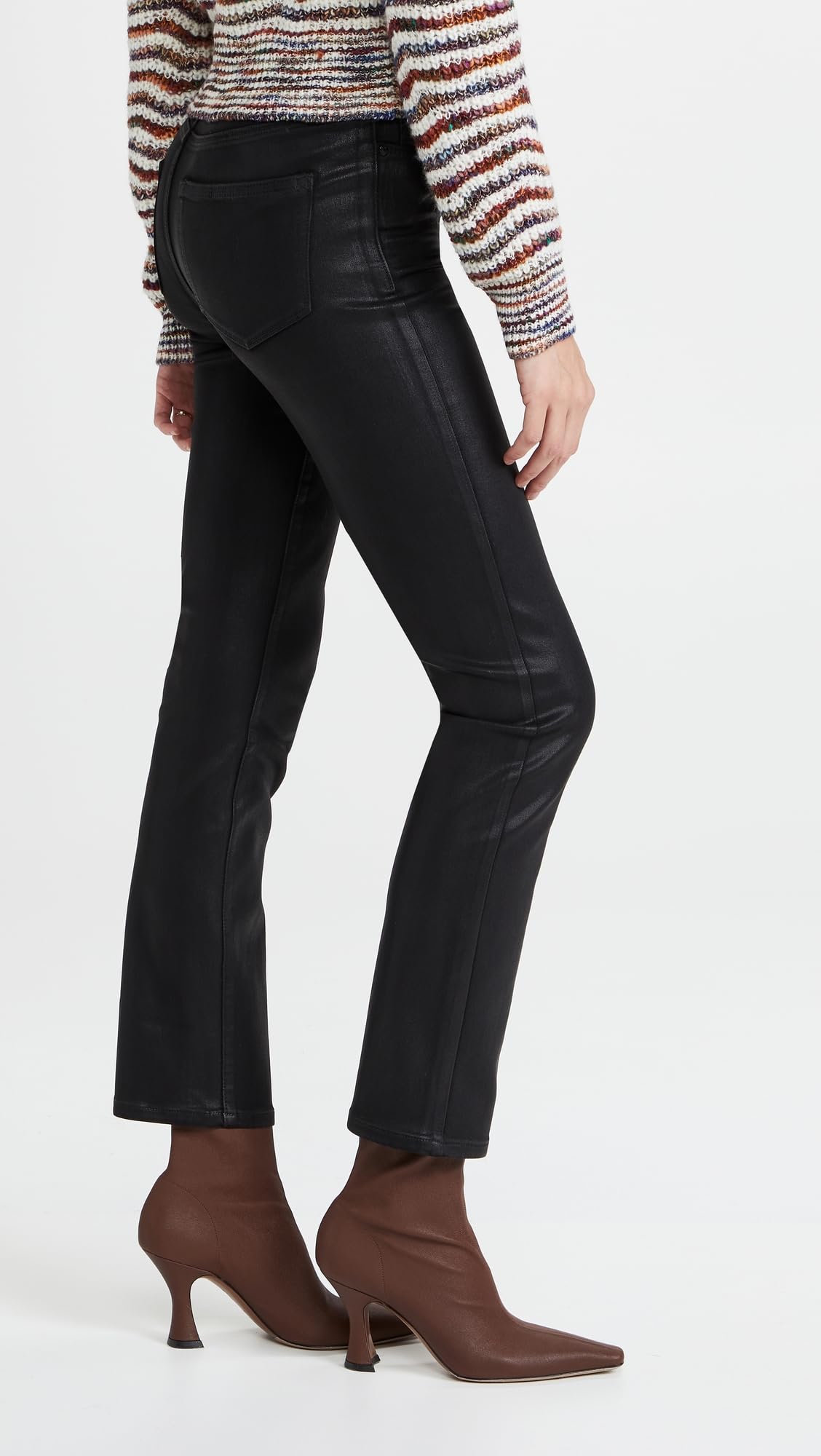 PAIGE Women's Cindy High-Rise Luxe Coating Skinny Jeans - Stretch Denim Pants for Casual Outfits & Night Out
