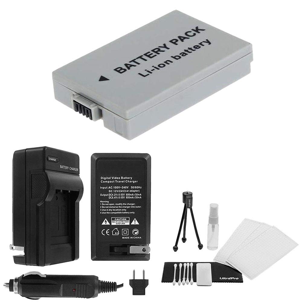 Canon VIXIA HF R20 HF R21 HF R200 Replacement Battery BP-110 - High Capacity 2000mAh Lithium-ion Battery with Fast Travel Charger - Perfect for Travel Vlogging, Home Videos & Outdoor Filming